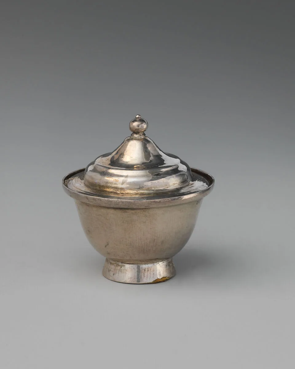Miniature sugar bowl with cover — David Clayton