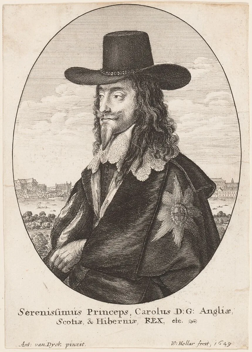 Charles I — Anthony van Dyck|Charles I, King of England, Scotland, Wales and Ireland|Wenceslaus Hollar
