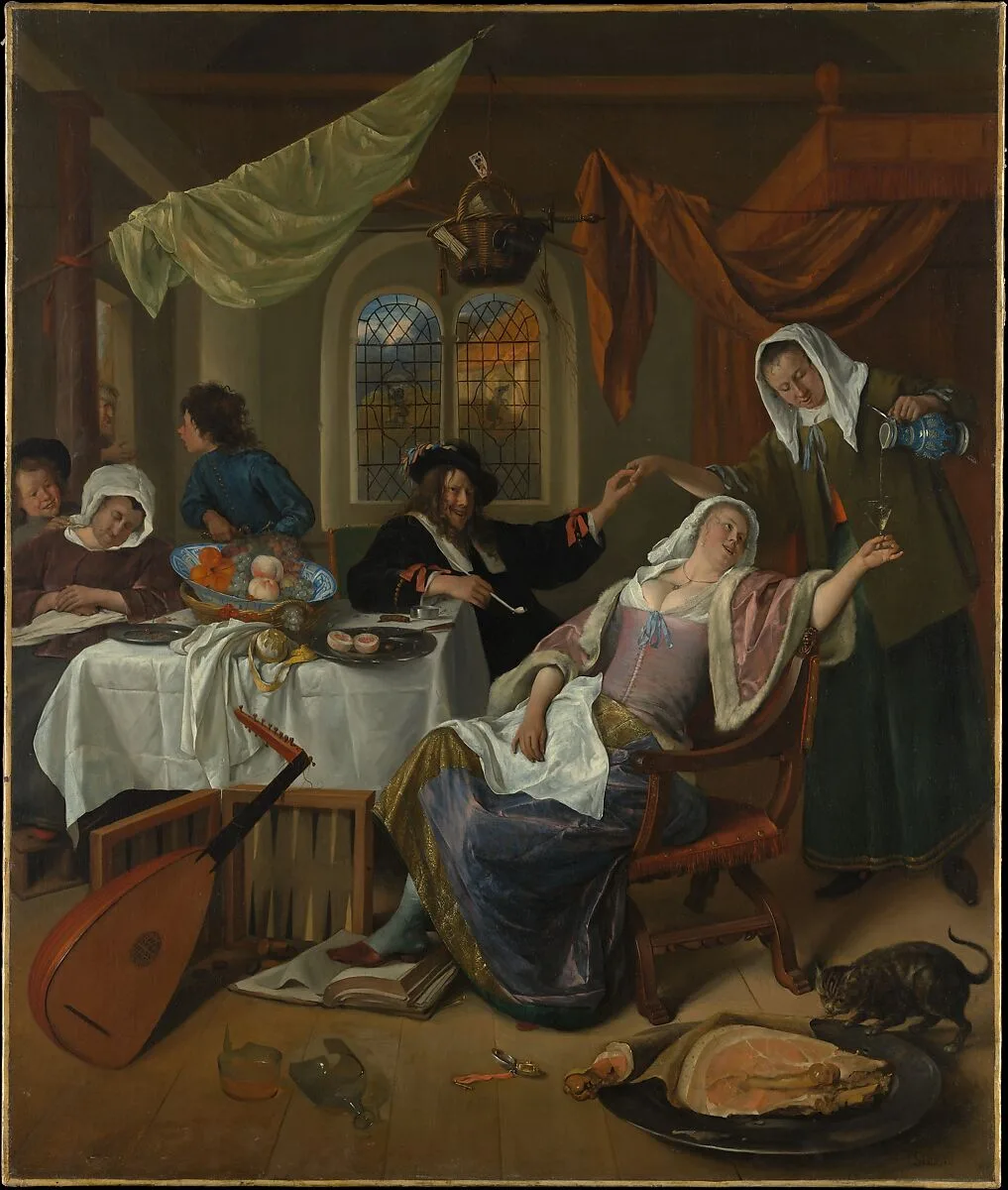 The Dissolute Household — Jan Steen