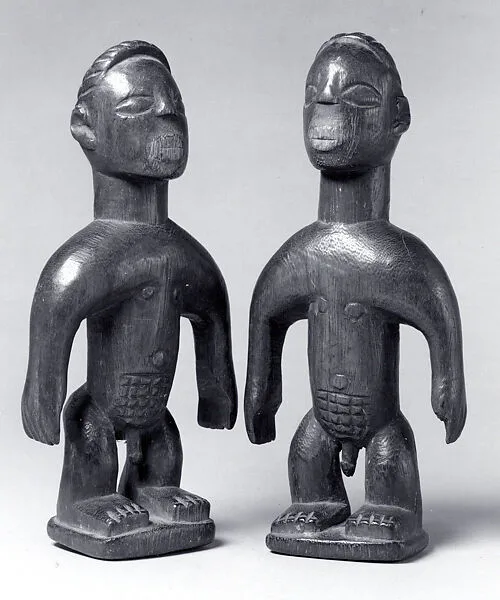 Twin Figure: Male (Ibeji) — Unknown