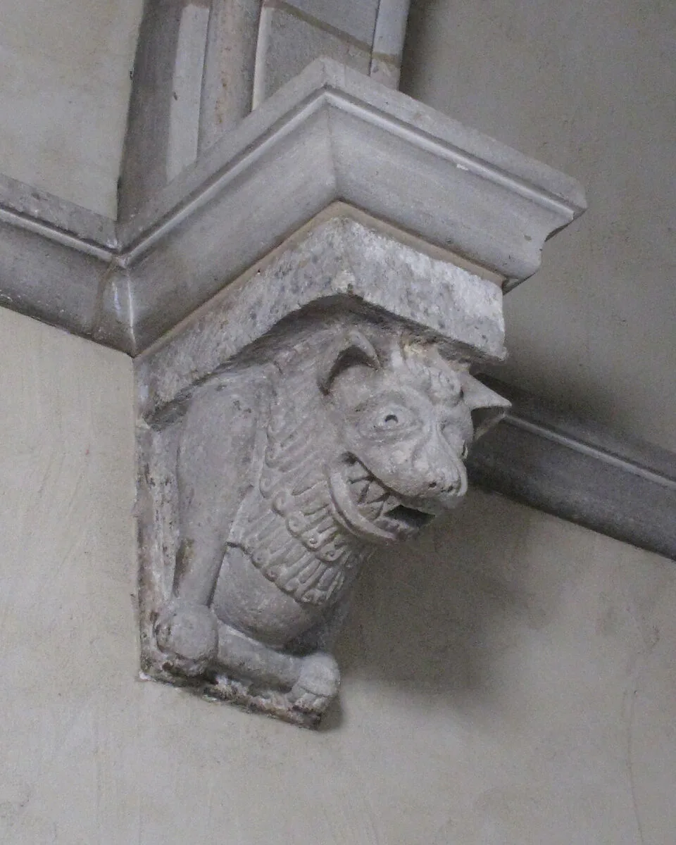 Corbel with Fore Portion of Beast with Bone — Unknown