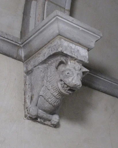 Corbel with Fore Portion of Beast with Bone