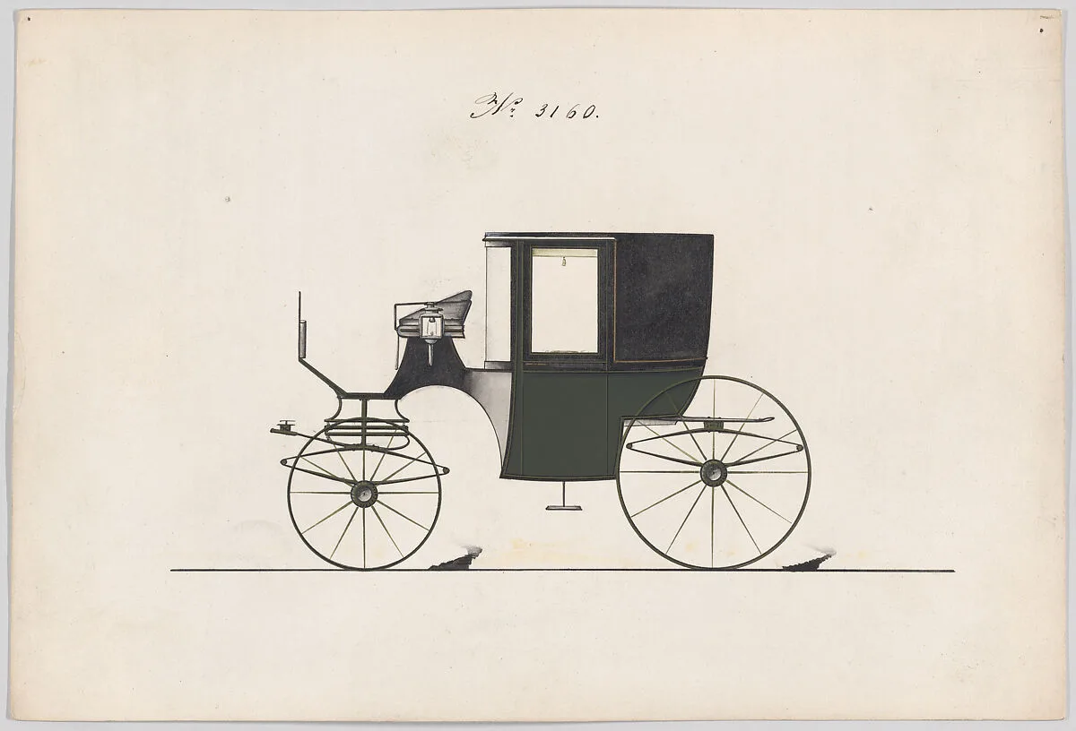 Design for Coupé, no. 3160 — Brewster & Co.