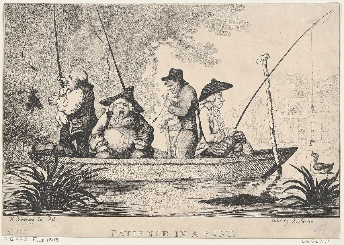 Patience in a Punt — Henry William Bunbury|Thomas Rowlandson
