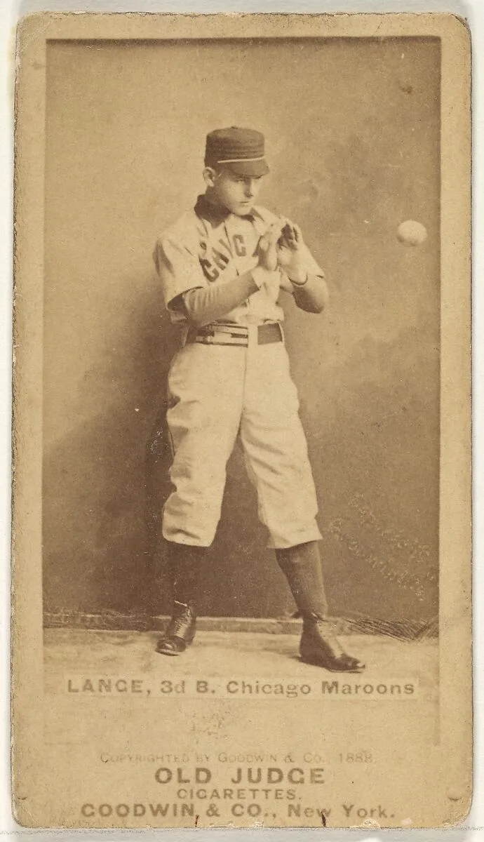 Lance, 3rd Base, Chicago, from the Old Judge series (N172) for Old Judge Cigarettes — Goodwin & Company