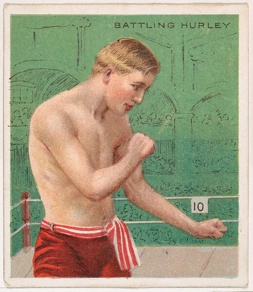 Battling (William) Hurley, Boxing, from Mecca & Hassan Champion Athlete and Prize Fighter collection, 1910 — Mecca Cigarettes