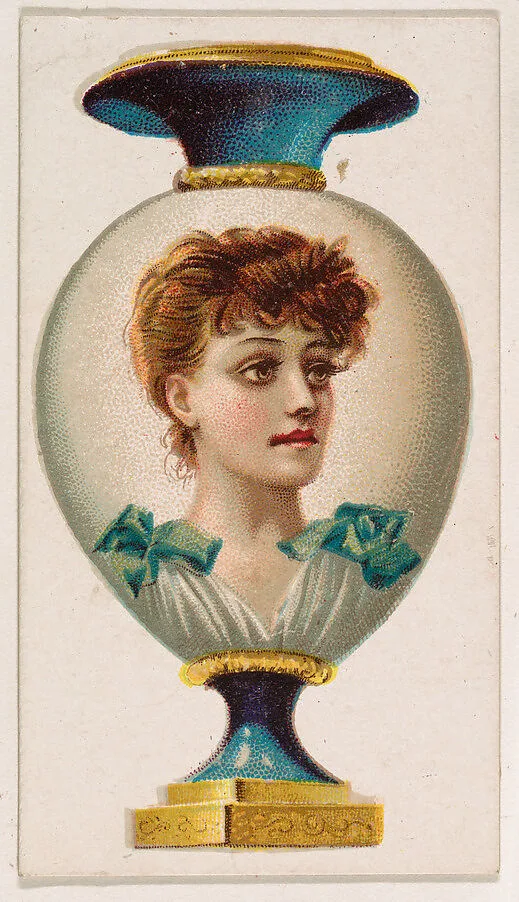Vase, from the Novelties series (N228, Type 5) issued by Kinney Bros. — Kinney Brothers Tobacco Company