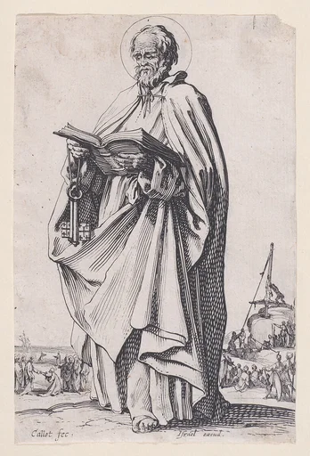 Christ, The Savior, from Les Grands Apôtres Debout, Représentant Le Sauveur, La Bienheureuse Marie et Les Saints Apôtres (The Large Standing Apostles, Representing The Savior, The Blessed Mary and The Apostles)