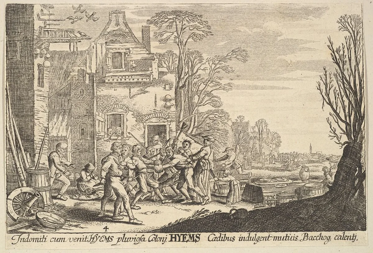 Winter (Hymens) — Jan van de Velde II|Wenceslaus Hollar