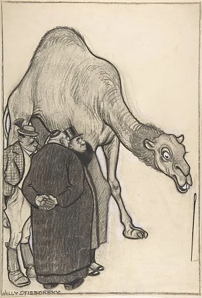 Three Men and a Camel — Willy Stieborsky