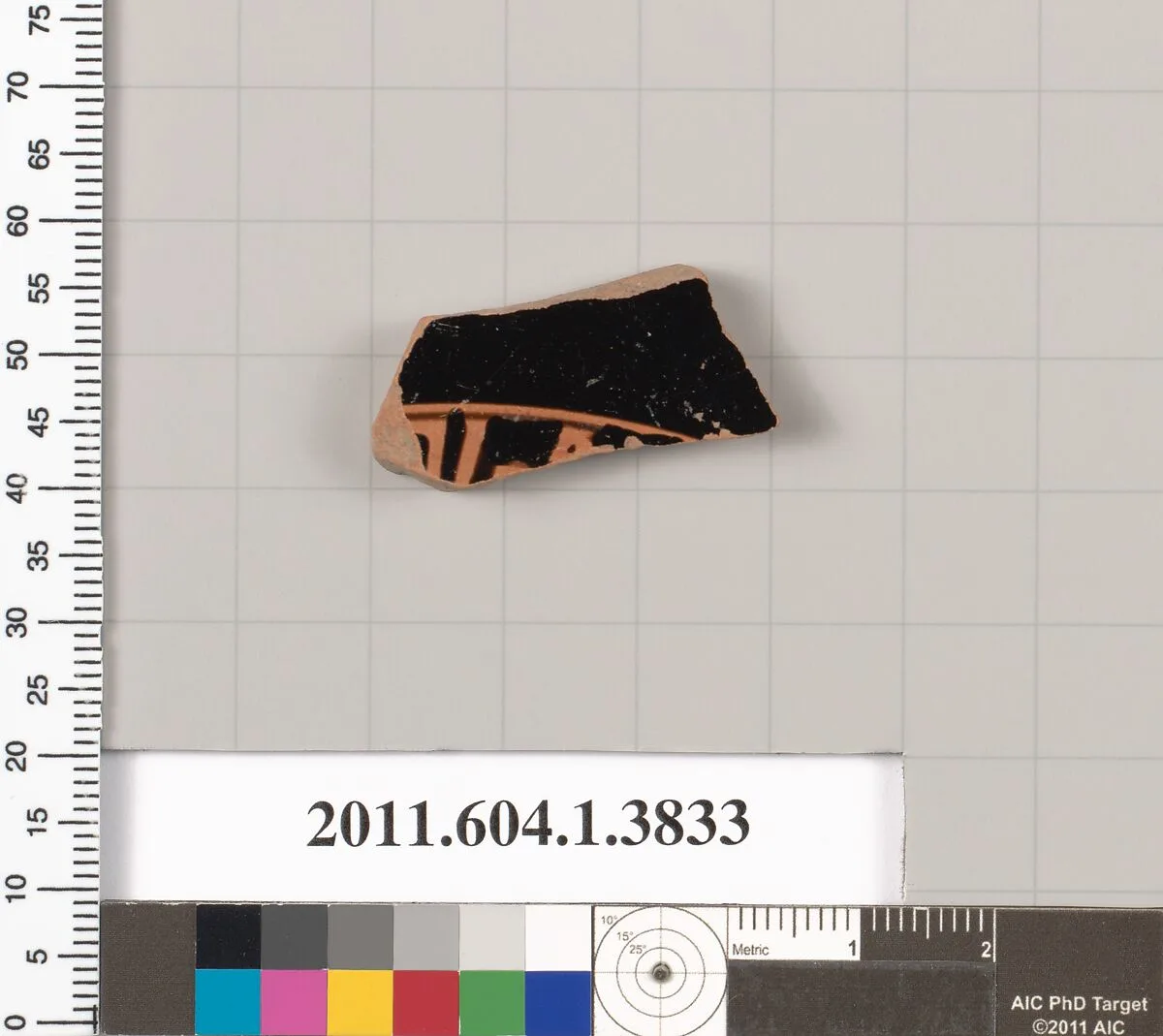 Terracotta fragment of a kylix (drinking cup) — Unknown