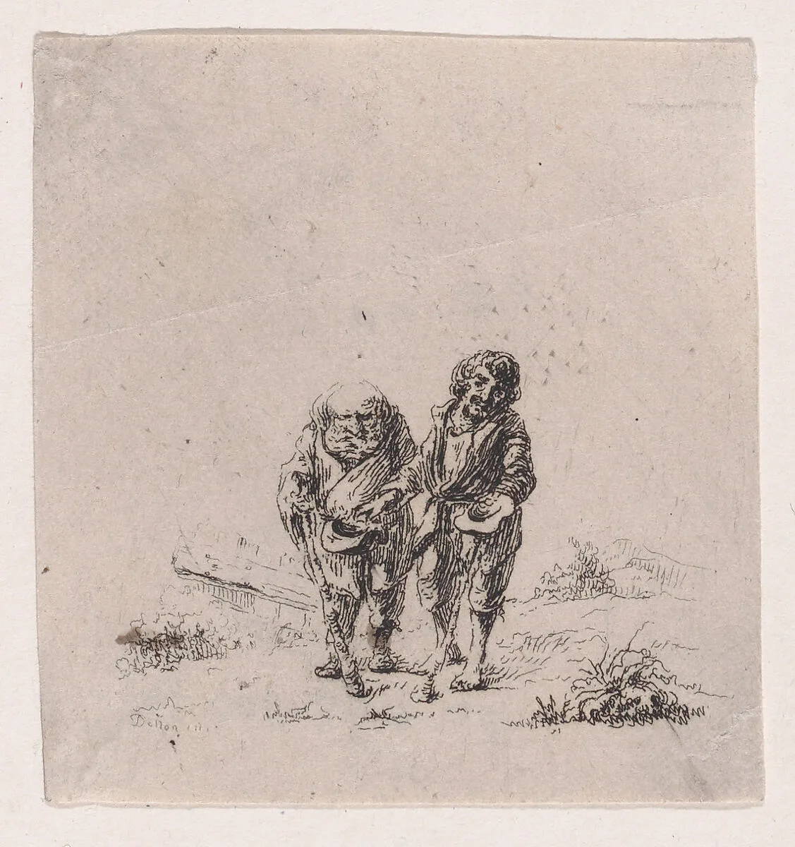 Two Beggars — baron Dominique Vivant Denon