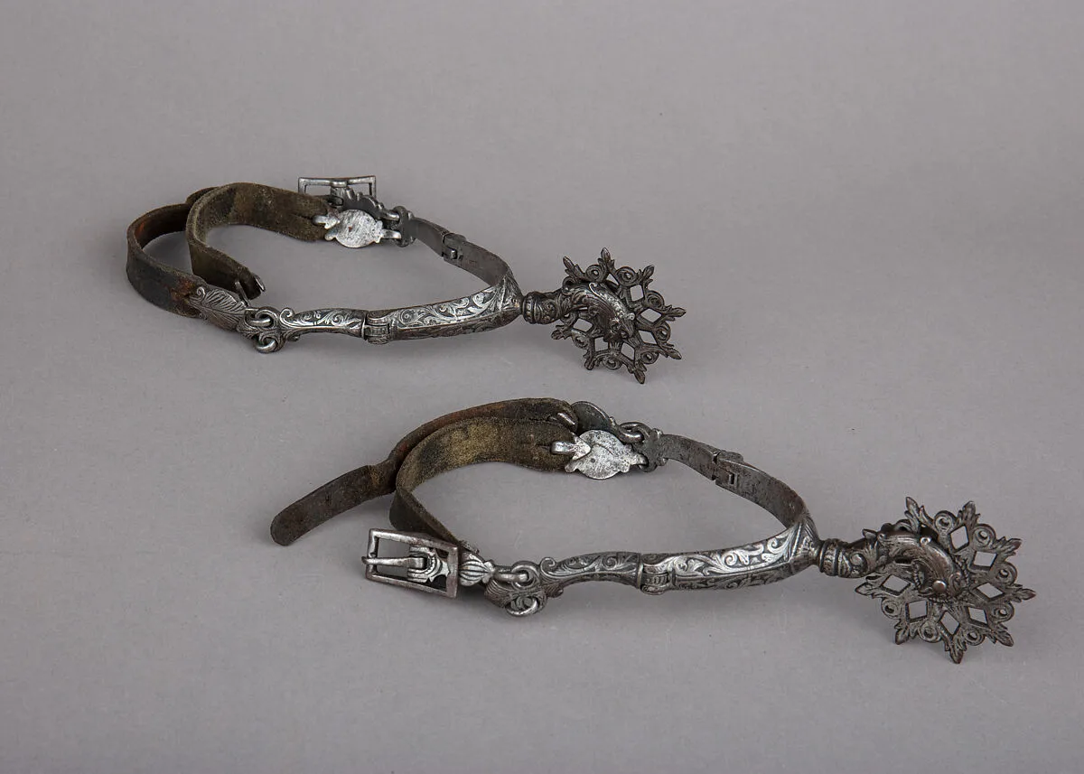 Pair of Rowel Spurs — Unknown
