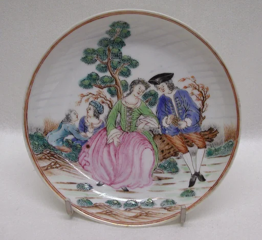 Teabowl and saucer