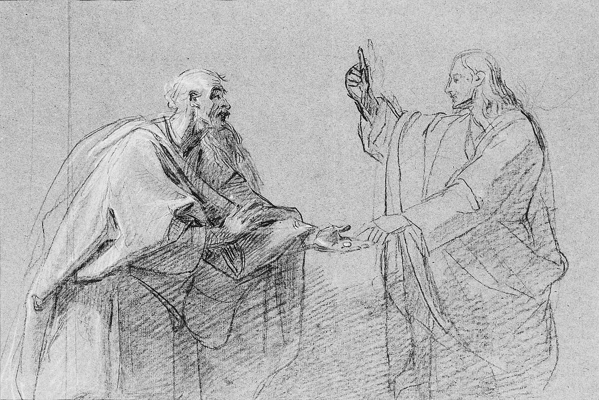 Study for "The Tribute Money" — John Singleton Copley