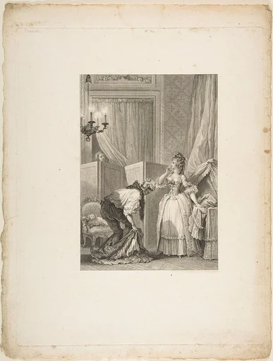 Le Cocu battu et content, from "Contes et nouvelles en vers par Jean de La Fontaine. A Paris, de l'imprimerie de P. Didot, l'an III de la République, 1795"