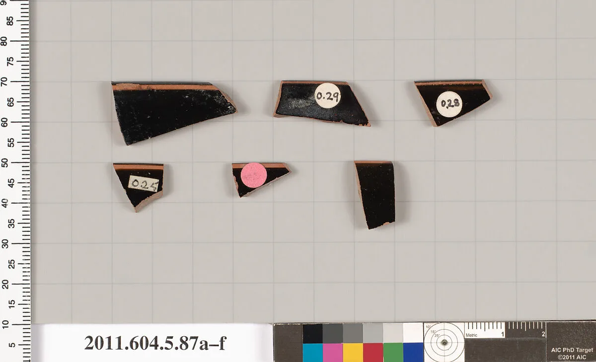 Terracotta rim fragments of kylikes (drinking cups) — Unknown