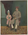 Studio Portrait of Boy and Man — Unknown