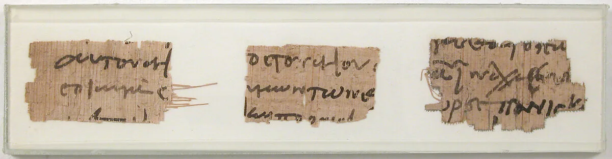Papyrus Fragments of a Deed — Unknown