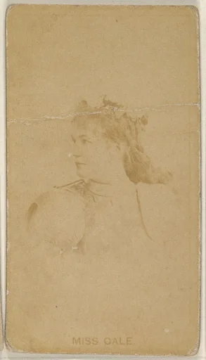 Miss Gale, from the Actors and Actresses series (N45, Type 8) for Virginia Brights Cigarettes
