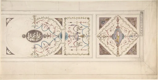 Design for a Ceiling in the Manner of Pergolesi