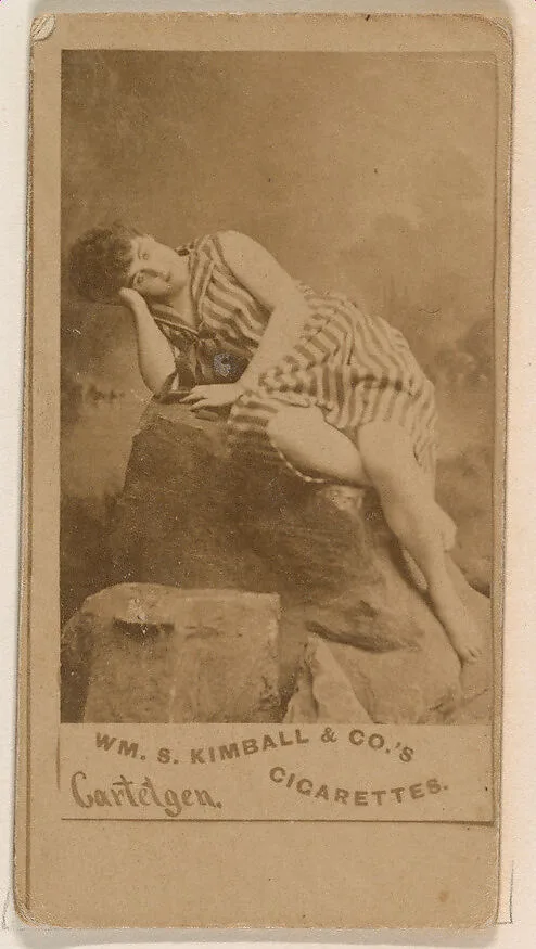 Miss Cartelgen, from the Actresses series (N203) issued by Wm. S. Kimball & Co. — William S. Kimball & Company