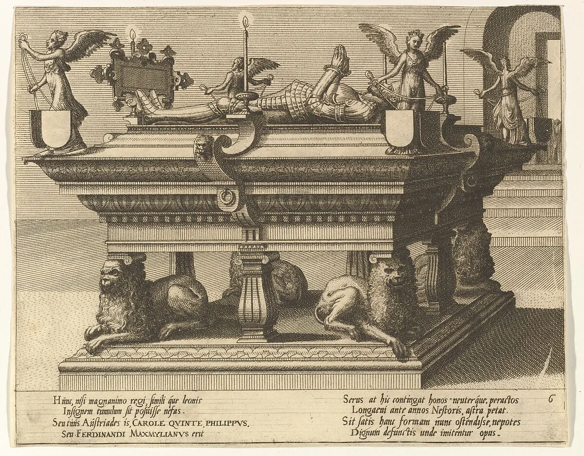 Cœnotaphiorum (6) — Hans Vredeman de Vries|Johannes van Doetecum I|Lucas van Doetecum|Hieronymus Cock