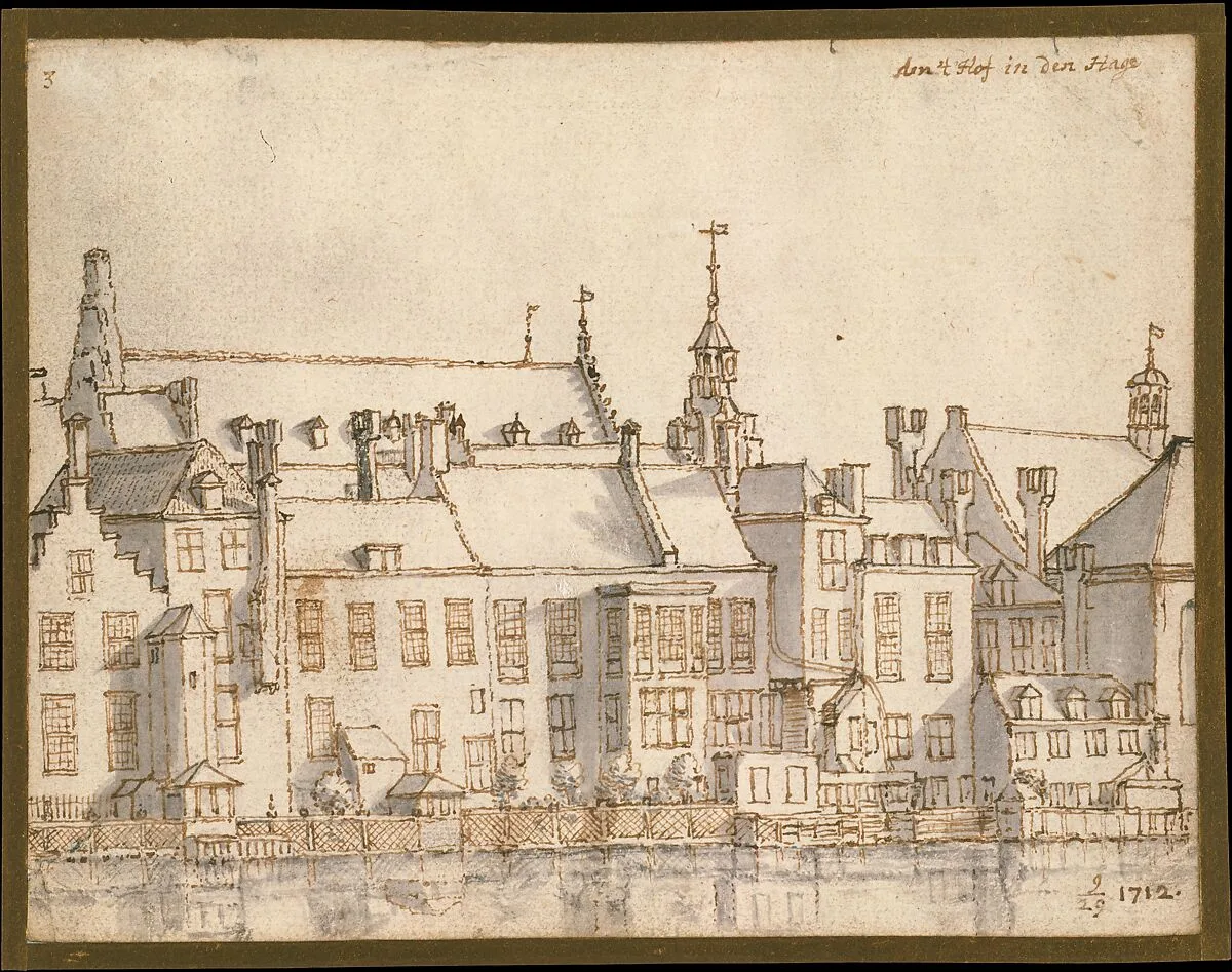 Buildings Along the Hofvijver in The Hague — Valentijn Klotz