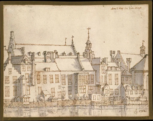 Buildings Along the Hofvijver in The Hague