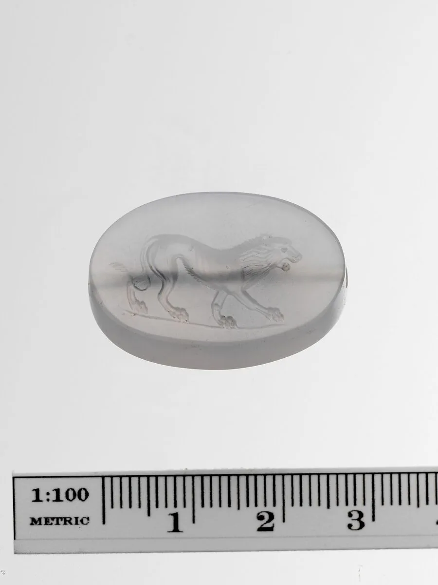 Chalcedony scaraboid seal — Unknown