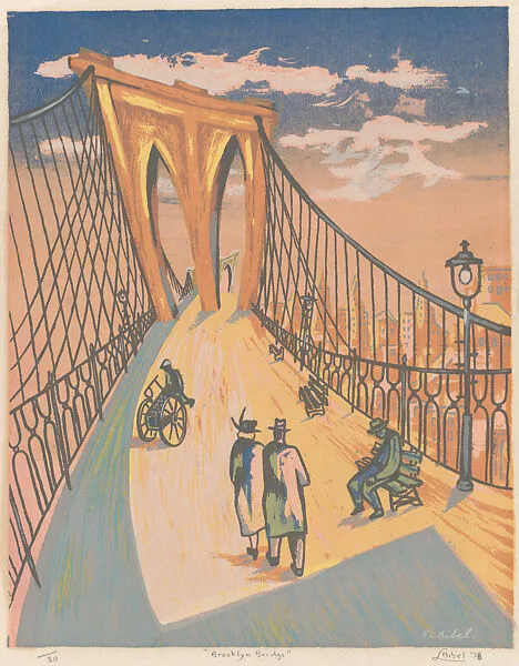 Brooklyn Bridge — Leon Bibel