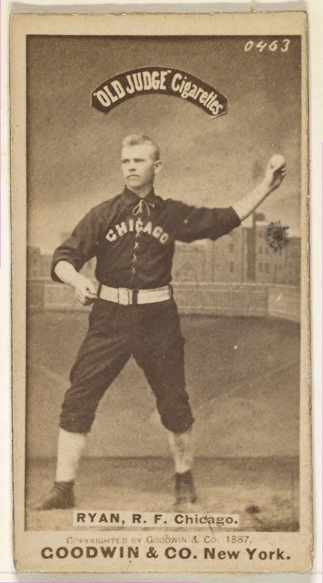Ryan, Right Field, Chicago, from the Old Judge series (N172) for Old Judge Cigarettes — Goodwin & Company