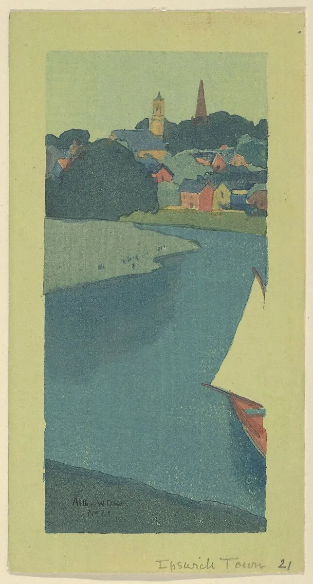 Ipswich Town, or Harbor Scene — Arthur Wesley Dow