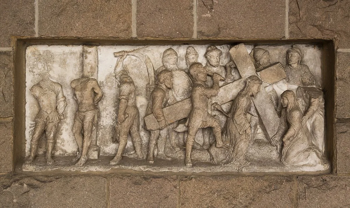 The Flagellation and Christ Meeting His Mother on the Road to Golgotha (from Scenes from the Passion of Christ) — Unknown