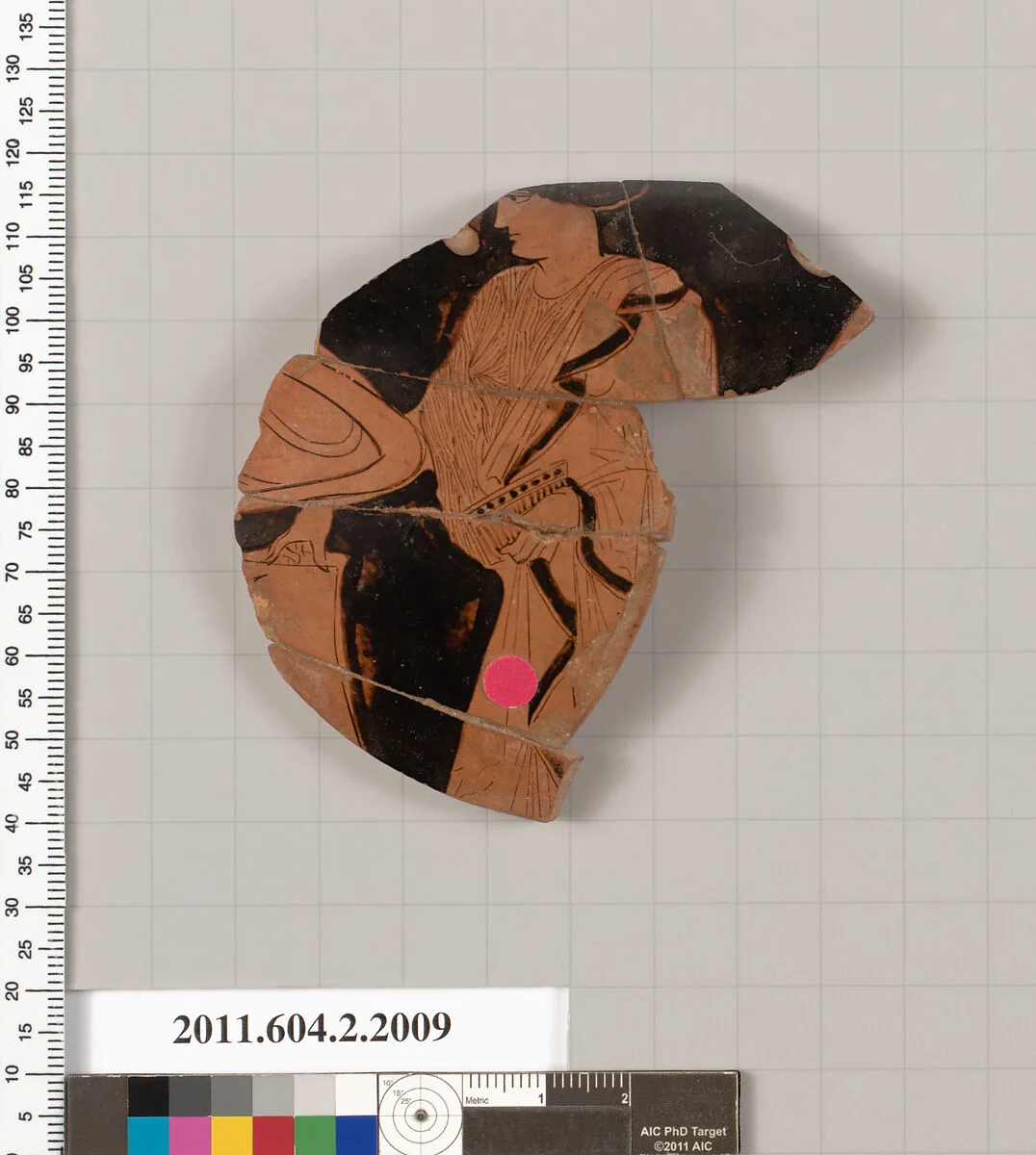 Terracotta fragment of a squat lekythos (oil flask)? — Unknown