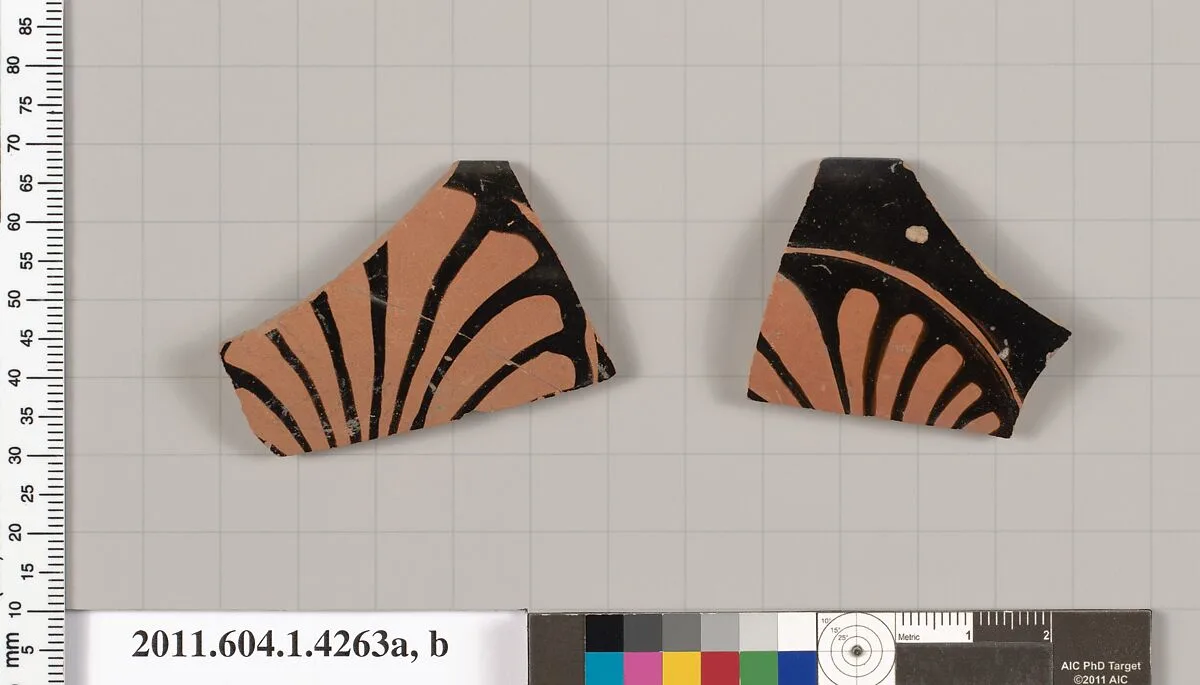 Terracotta rim fragments of kylikes (drinking cups) — Unknown