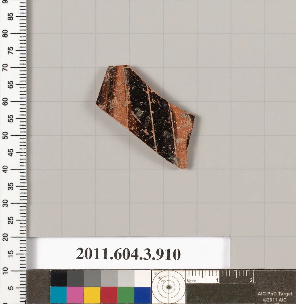 Terracotta fragment of a lekythos (oil flask) — Unknown