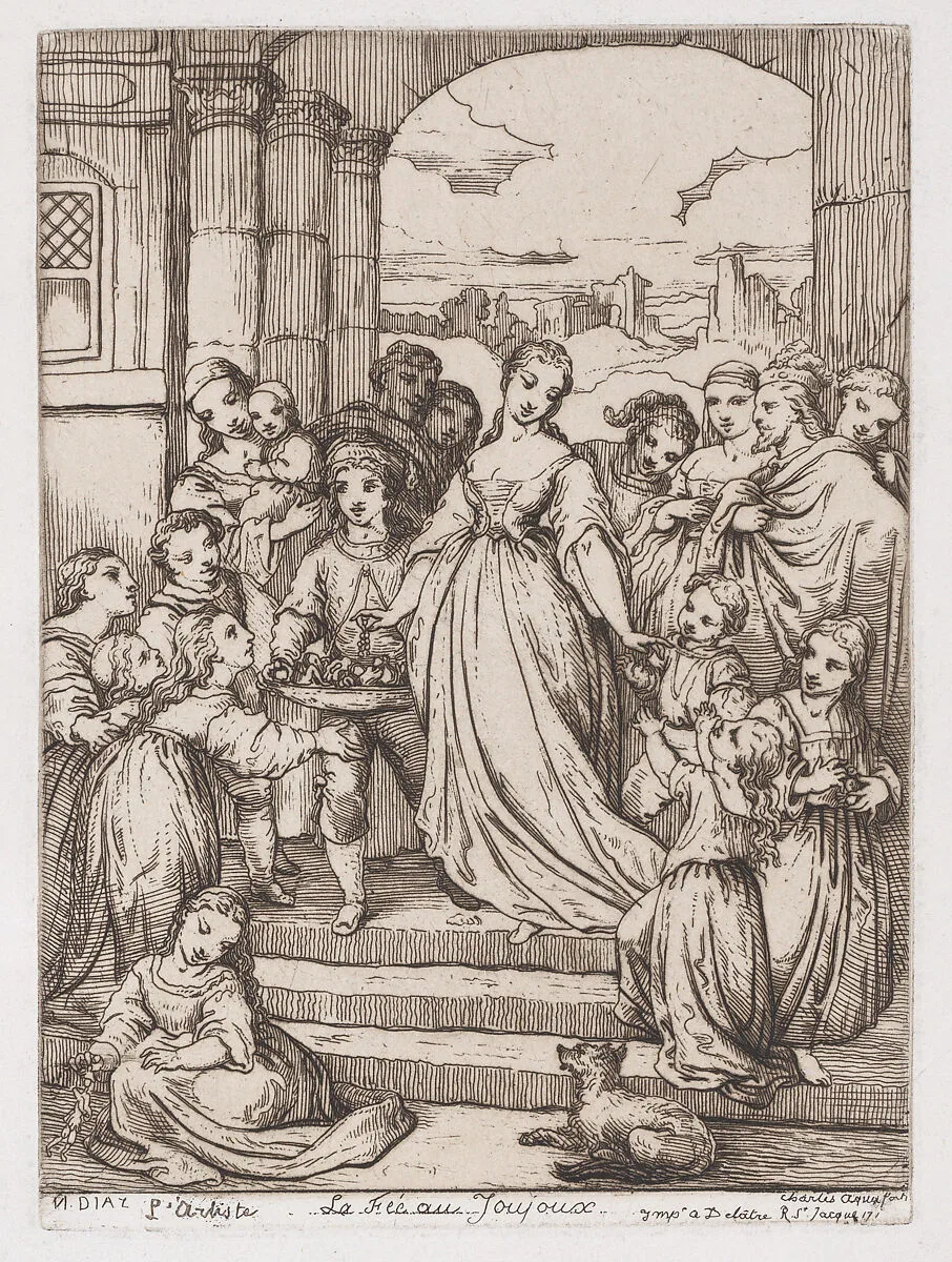 La Fée aux Joujoux — Imprimerie Delâtre, Paris|Narcisse-Virgile Diaz de la Peña