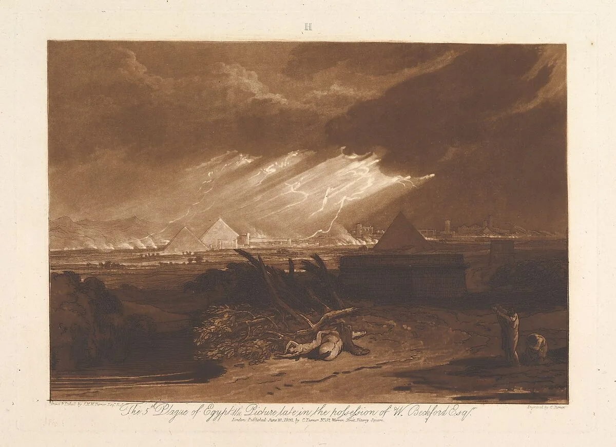 The Fifth Plague of Egypt (Liber Studiorum, part III, plate 16) — Joseph Mallord William Turner|Charles Turner