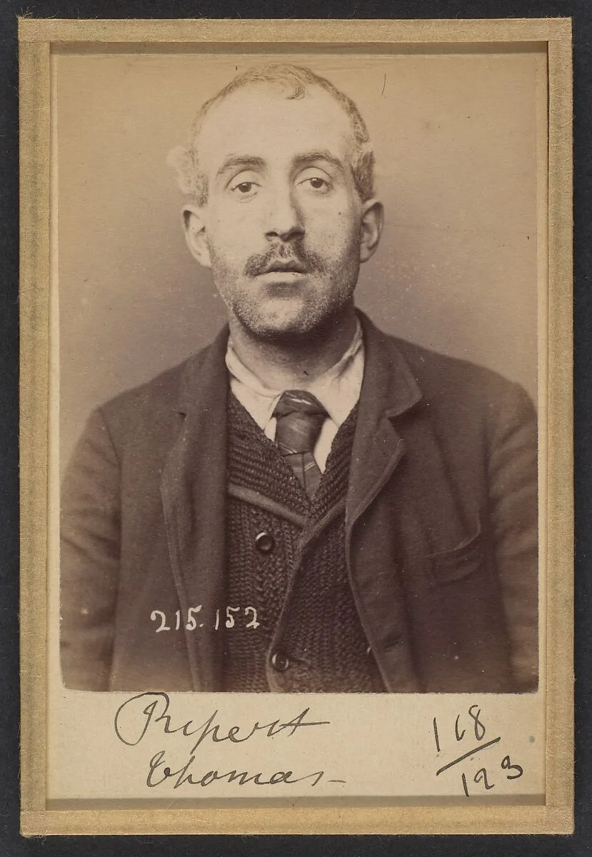 Ripert. Thomas. 33 ans, né à Marseille. Cocher. Anarchiste. 5/3/94. — Alphonse Bertillon