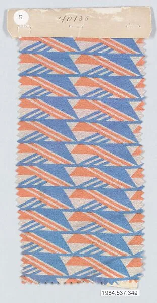 Textile samples, from the ¦Franko Prints¦ series — Frank Silk Mills, Inc.|Joseph Urban