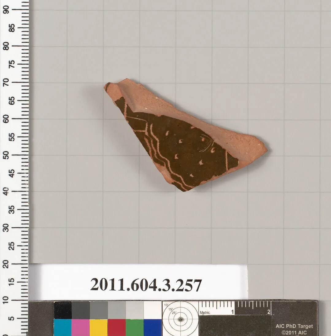 Terracotta fragment of a neck-amphora (jar) — Unknown