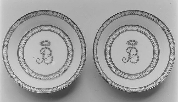 Saucer (one of two) (part of a traveling tea service) — Dihl et Guérhard