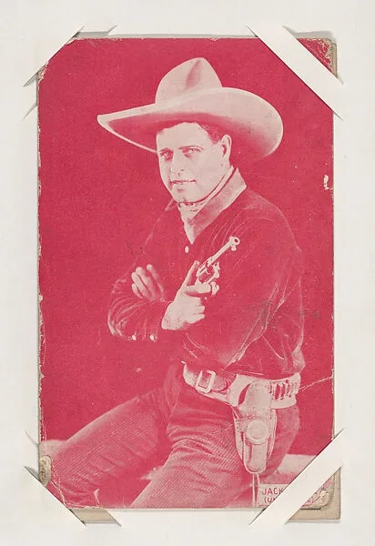 Jack Hoxie from Western Stars or Scenes Exhibit Cards series (W412) — Unknown