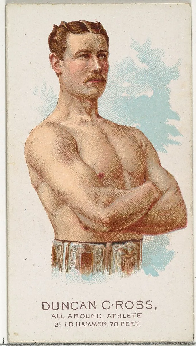 Duncan C. Ross, All Around Athlete, from World's Champions, Series 2 (N29) for Allen & Ginter Cigarettes — Lindner, Eddy & Claus|Allen & Ginter