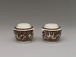 Salt and pepper shakers — Rockwell Kent|Vernon Kilns|Gale Turnbull