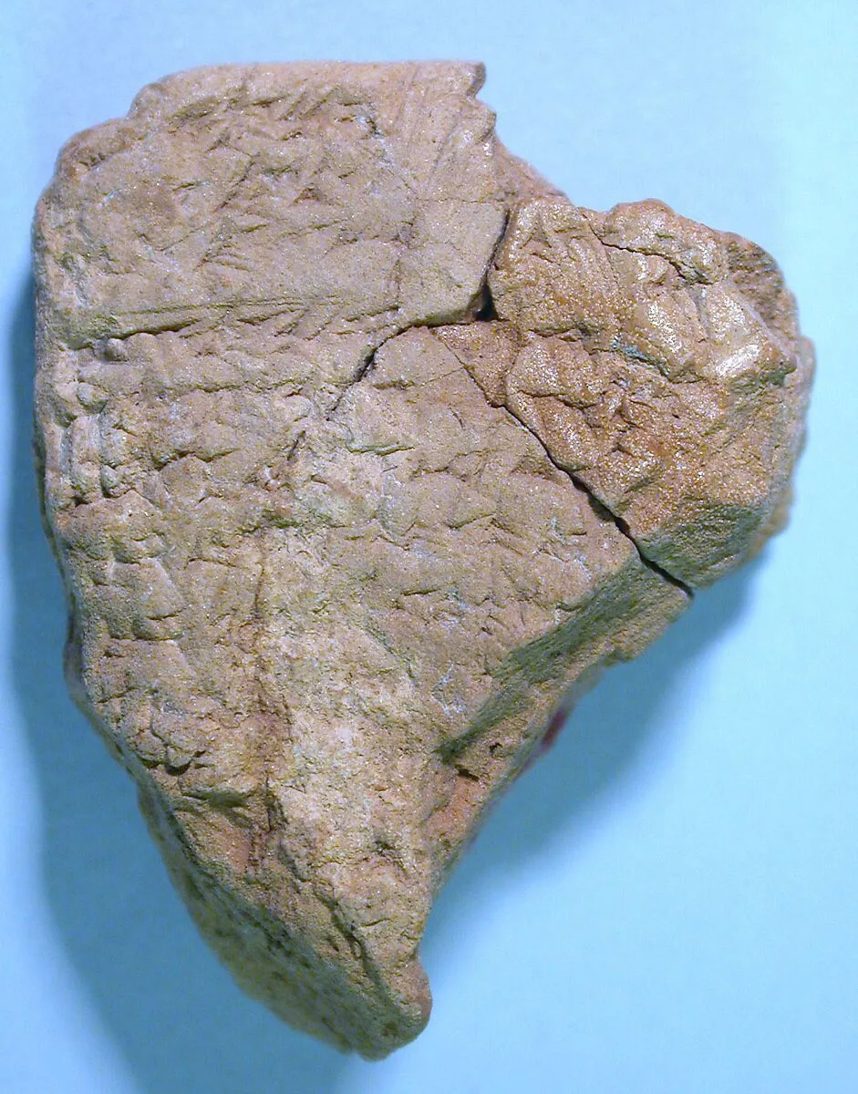 Cuneiform tablet: fragment of a text containing incantations — Unknown