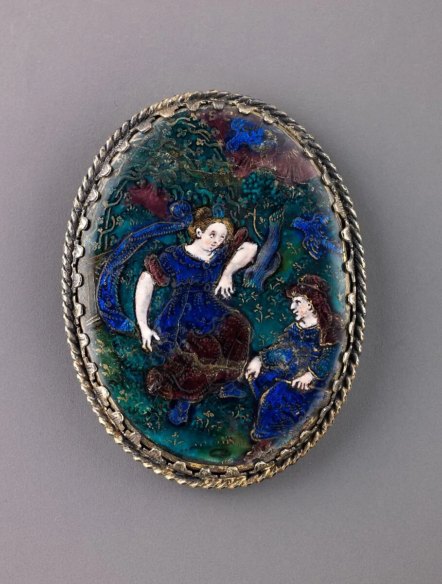 Watchcase cover: Pomona and Vertumnus — Suzanne de Court