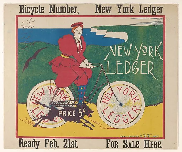 New York Ledger: Bicycle Number — Henry Brevoort Eddy|New York Ledger