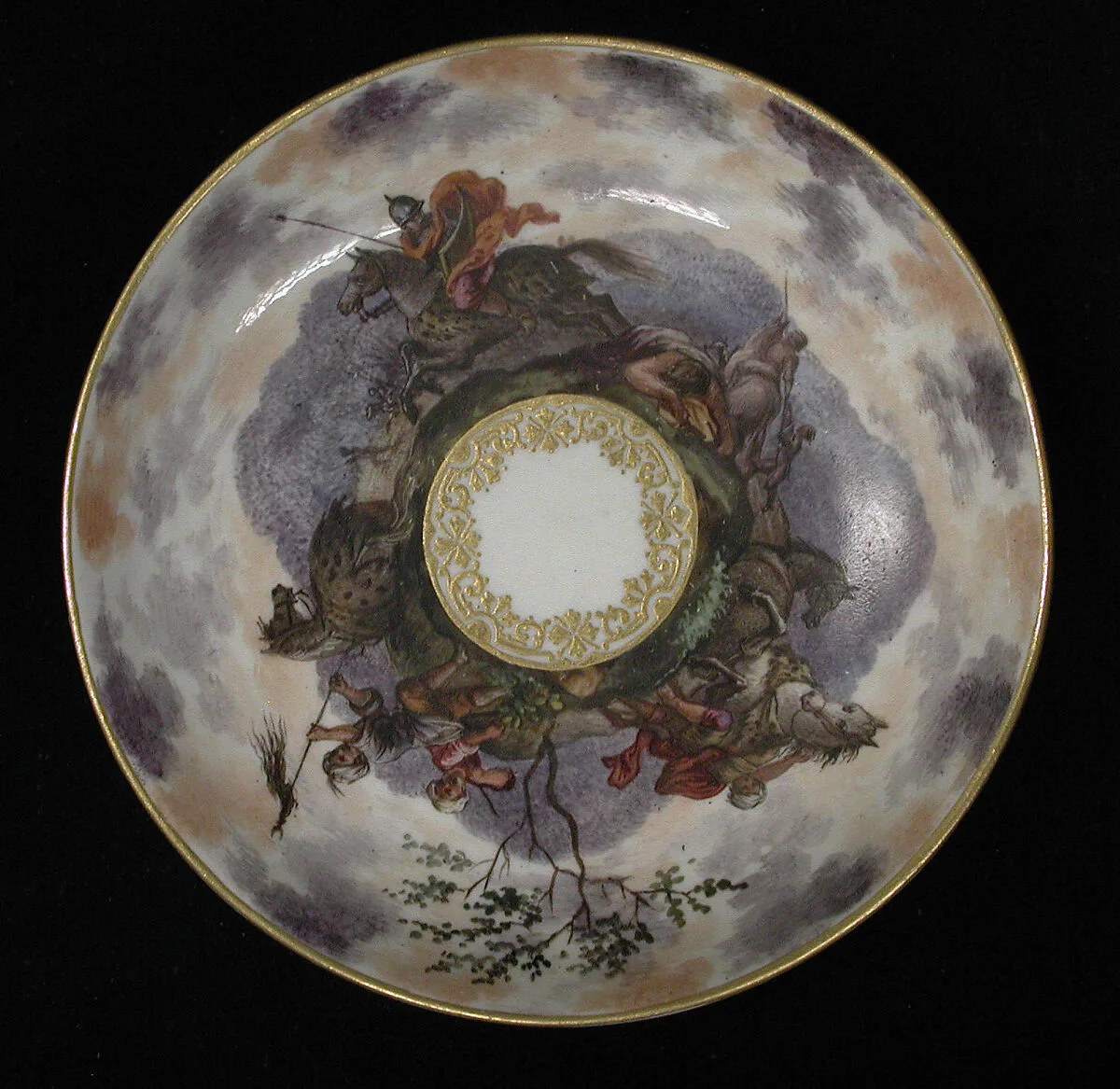 Saucer (part of a service) — Capodimonte Porcelain Manufactory
